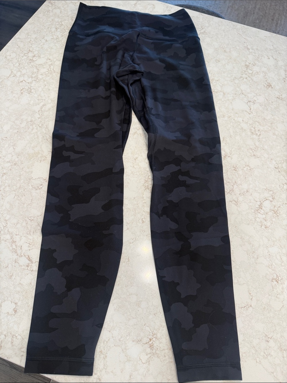 lululemon athletica Black and Charcoal Camo Leggings